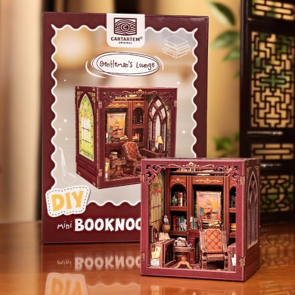 Mini Mini Book Nook:Gentlemans Lounge