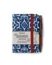 Bookaroo - A7 Baby Notebook & Pen - Navy & Dark Red - Aztec
