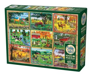 Postcards from the Farm, Pussel, 1000 bitar, Cobble Hill
