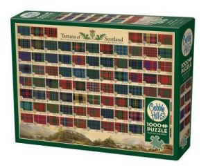 Tartans of Scotland, Pussel, 1000 bitar, Cobble Hill