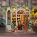 Miniature Book Nook: Green Life Bookshop