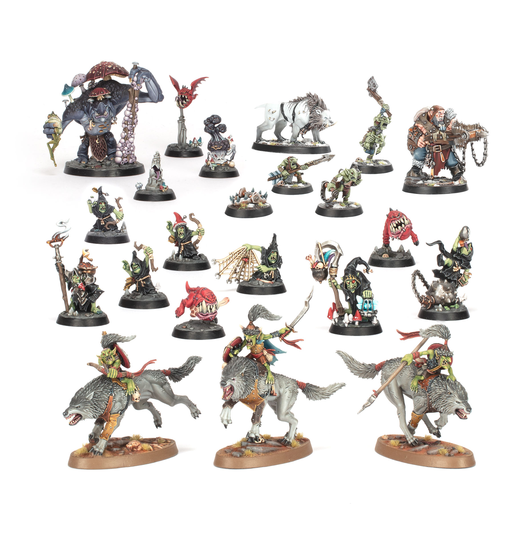Destruction Warbands: Gitz and Goliaths